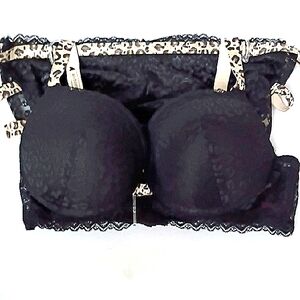 Elegant Black Lace Lingerie Set